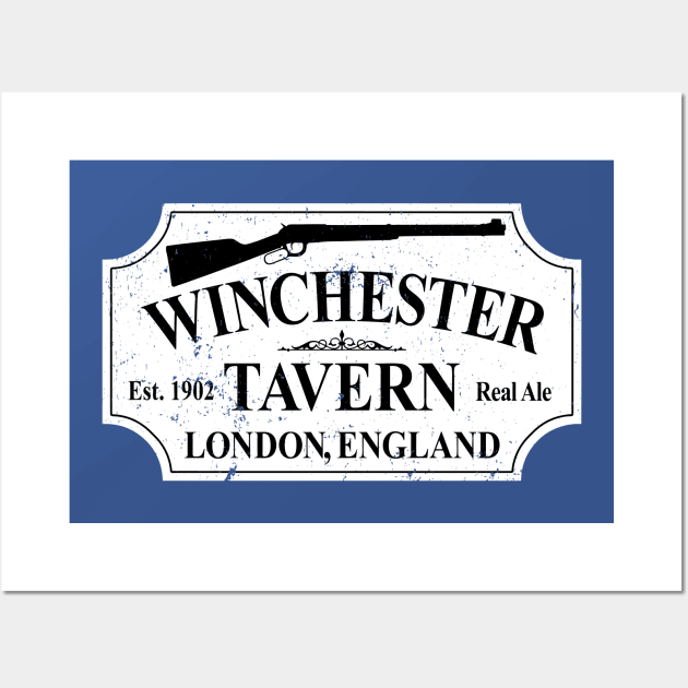 Winchester Tavern Sign (Shaun Of The Dead) Wall Art by CultureClashClothing